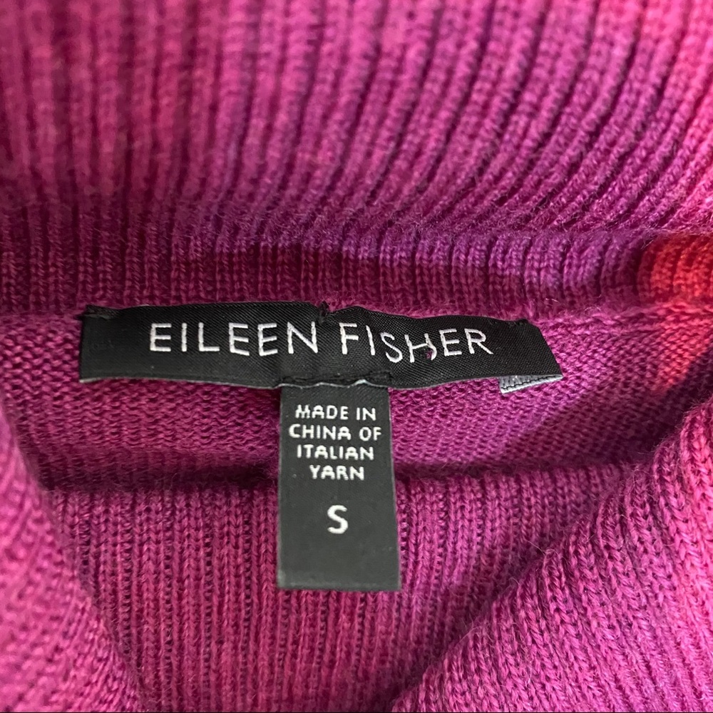 Eileen Fisher Merino Wool Cowl Neck Sweater - Picture 3 of 5